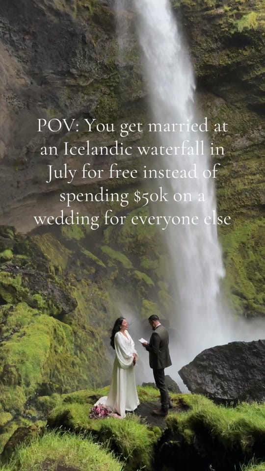 Post 5 by Meagan - Elopement Photography on TikTok (video)