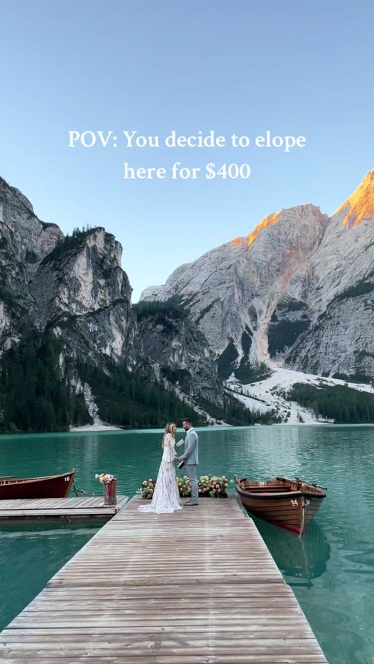 Post 10 by Meagan - Elopement Photography on TikTok (video)