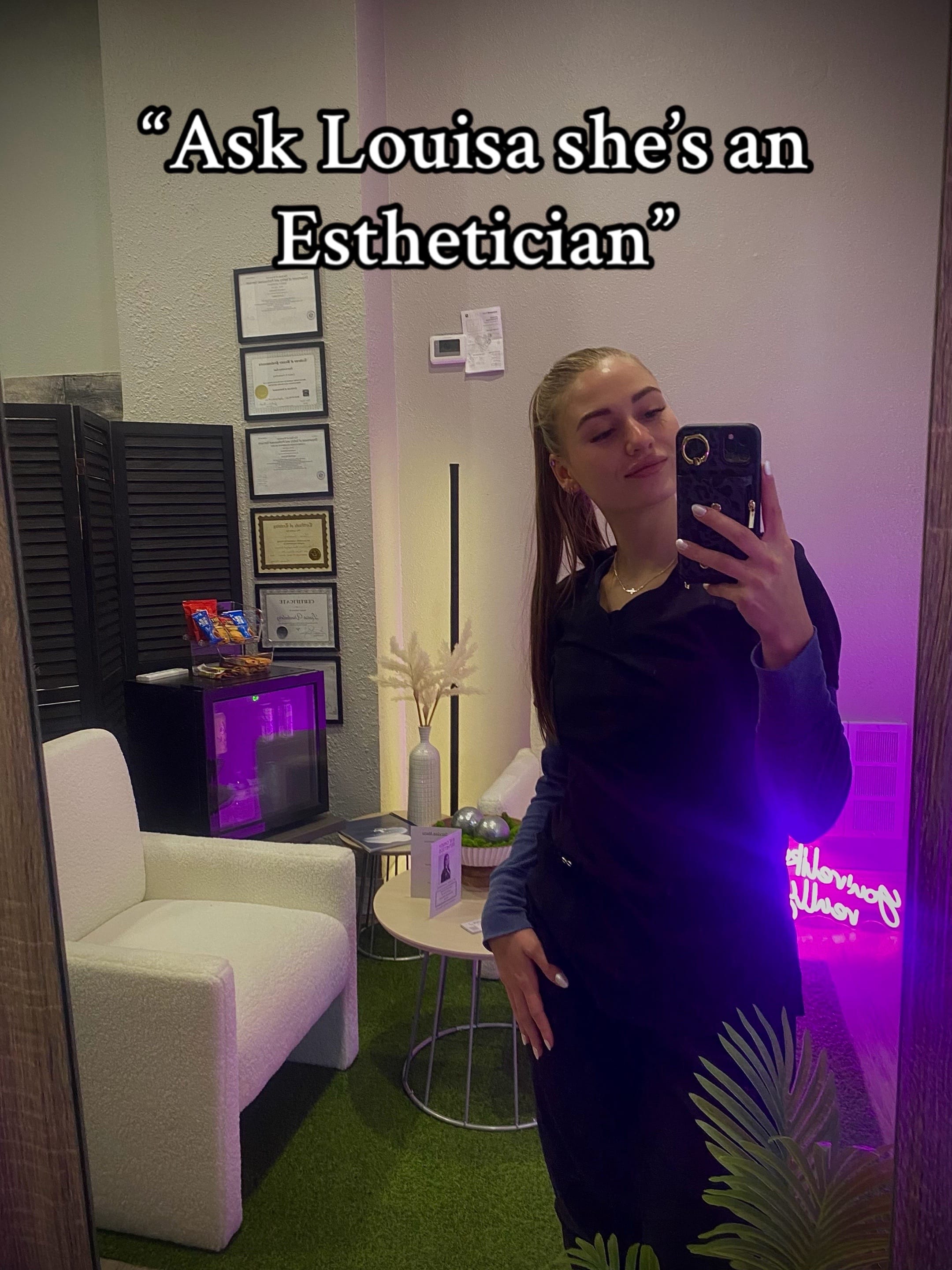 Post 5 by Louisa V | Esthetician | on TikTok (video)