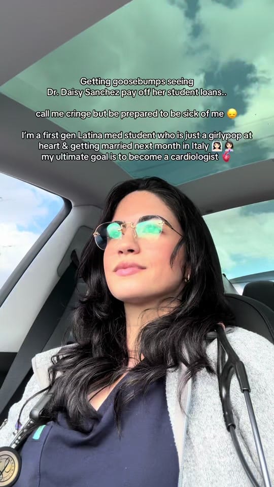 Post 8 by Shakira • Latina Med Student on TikTok (video)