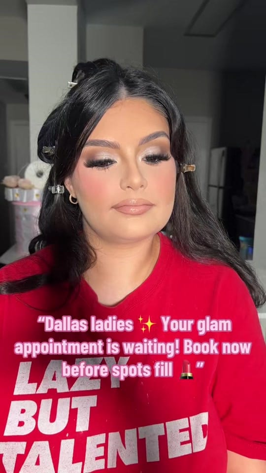Post 3 by Dallas makeup artist on TikTok (video)