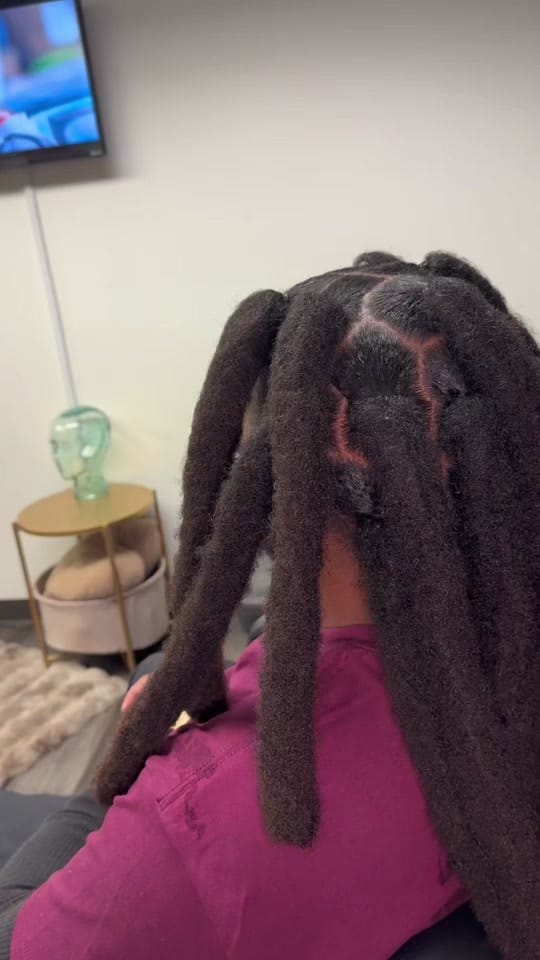 Post 1 by MIYAGI ✔️ HOUSTON LOCTICIAN on TikTok (video)