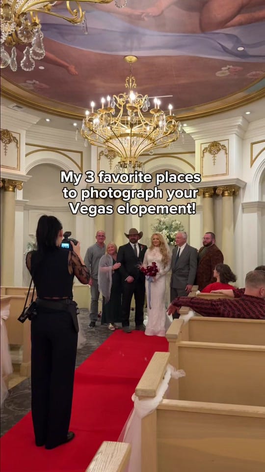 Post 3 by Vegas Elopement Photographer on TikTok (video)