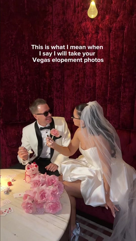 Post 7 by Vegas Elopement Photographer on TikTok (video)