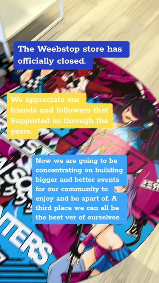Post 8 by Weebstop | Tx Weebtaku Events on TikTok (video)