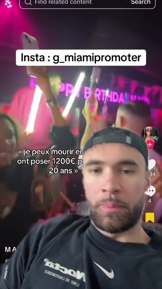 Post 3 by G Miami promoter on TikTok (video)