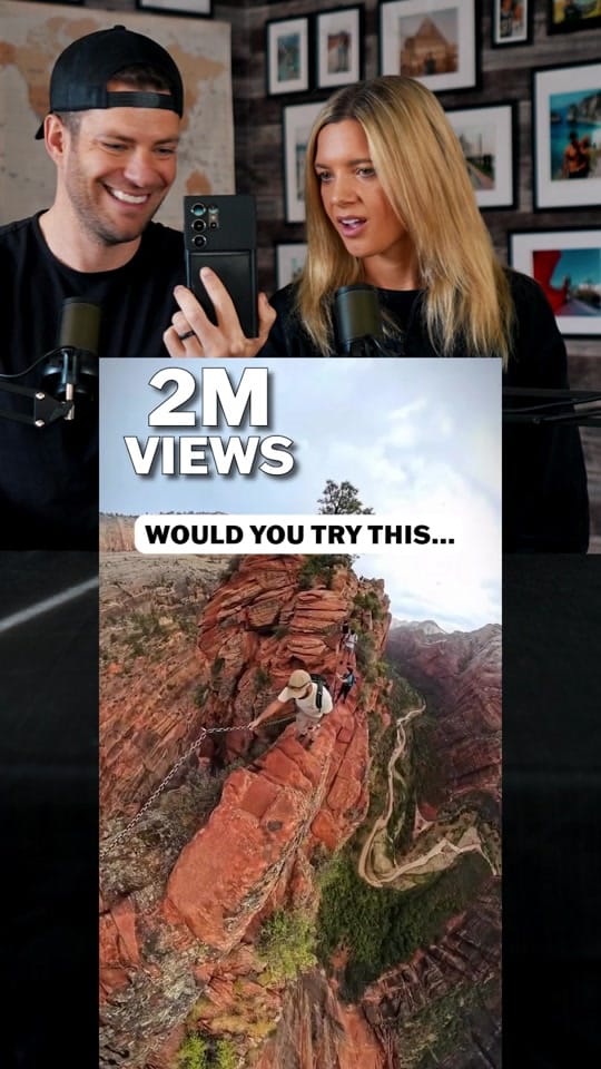 Post 4 by Hudson & Emily 🌍 Travel Vlogs on TikTok (video)