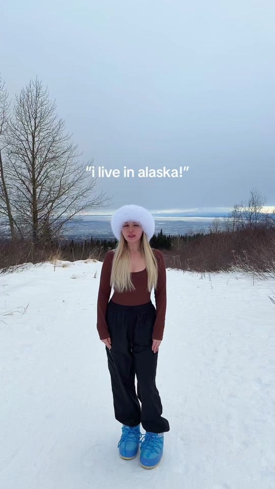 Post 9 by sophie | city girl in alaska on TikTok (video)