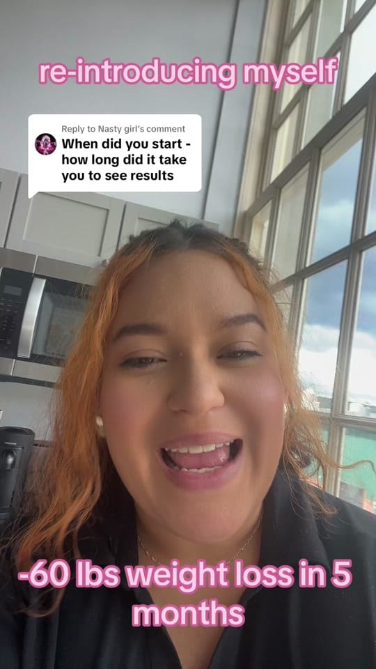 Post 9 by getfitfabi | 80lb weight loss on TikTok (video)