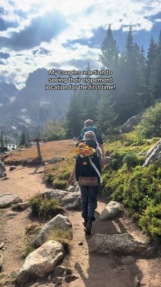 Post 8 by Becca C. | Colorado Elopements on TikTok (video)