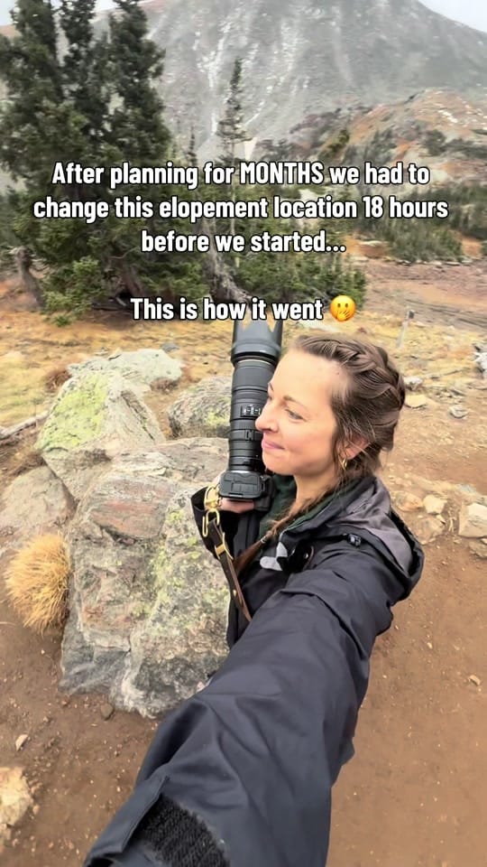 Post 1 by Becca C. | Colorado Elopements on TikTok (video)