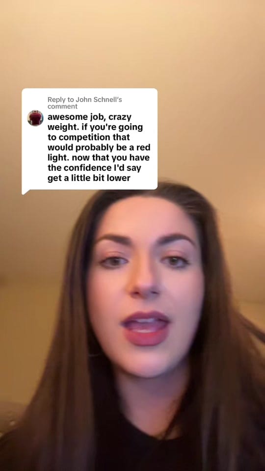 Post 6 by Rachel Basiura | Powerlifter on TikTok (video)