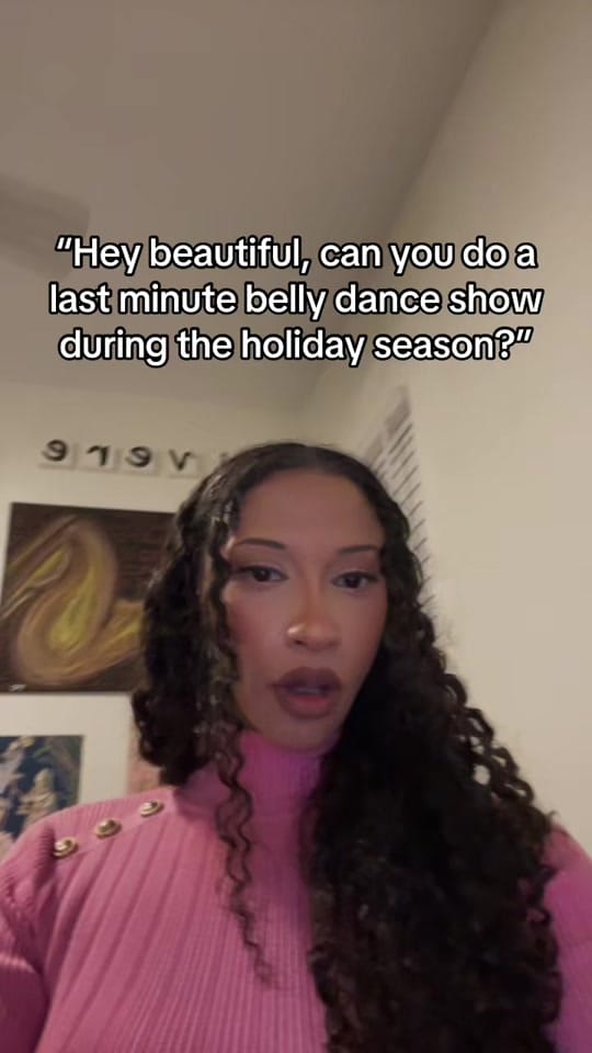 Post 3 by fecund maiden 🌸 belly dancer on TikTok (video)