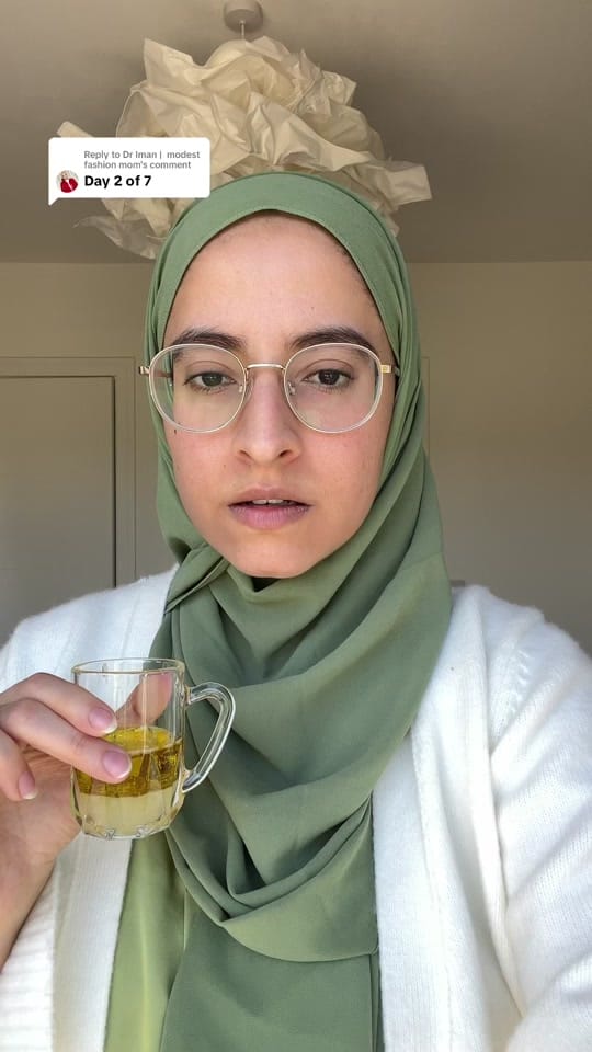 Post 6 by Dr Iman |  modest fashion mom on TikTok (video)