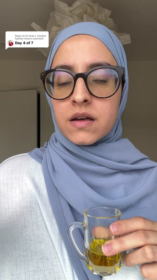 Post 2 by Dr Iman |  modest fashion mom on TikTok (video)