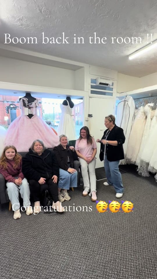 Post 4 by Bespoke wedding boutique on TikTok (video)