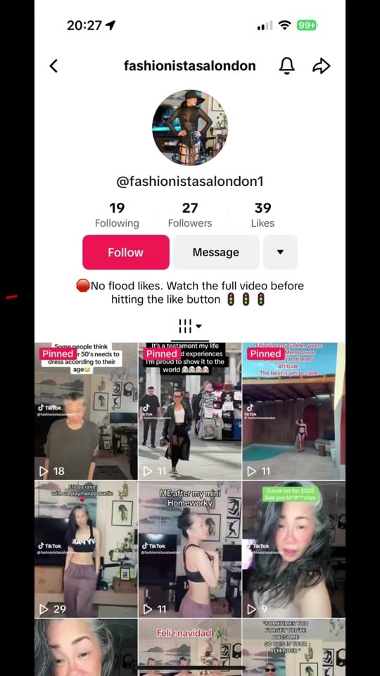 Post 8 by fashionistasalondon on TikTok (video)