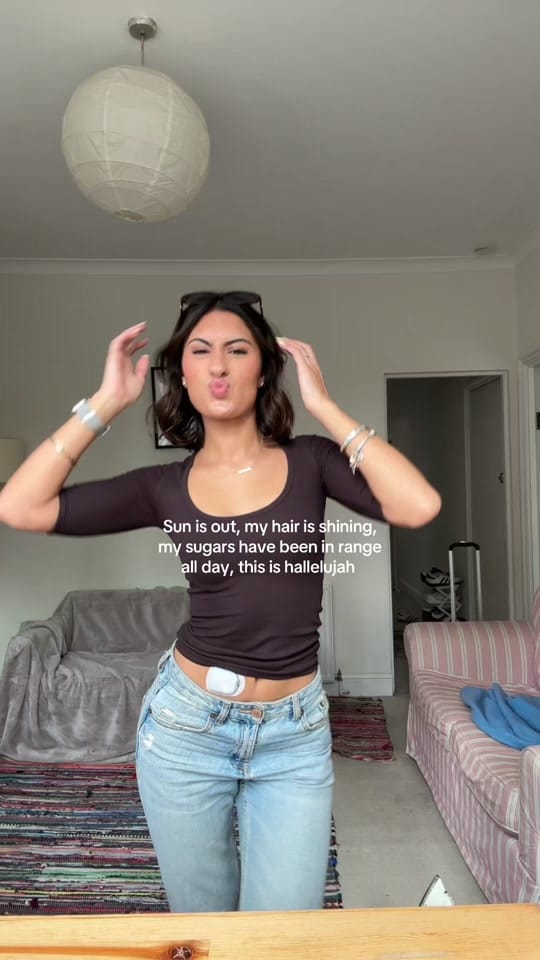 Post 3 by T1 Diabetic Simran 🌸 on TikTok (video)