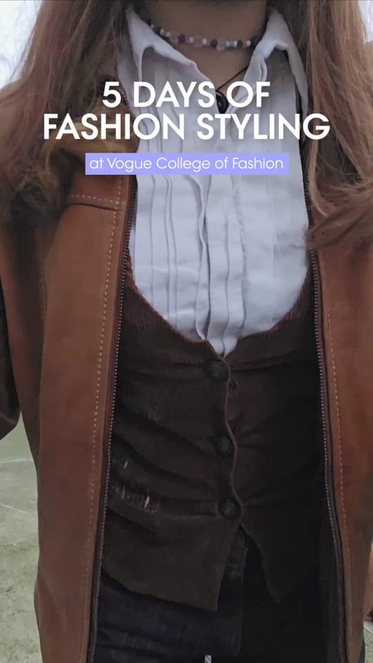 Post 3 by Vogue College of Fashion on TikTok (video)