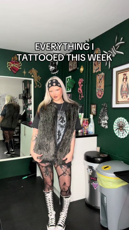 Post 1 by bronwyn🕷tattoo artist on TikTok (video)