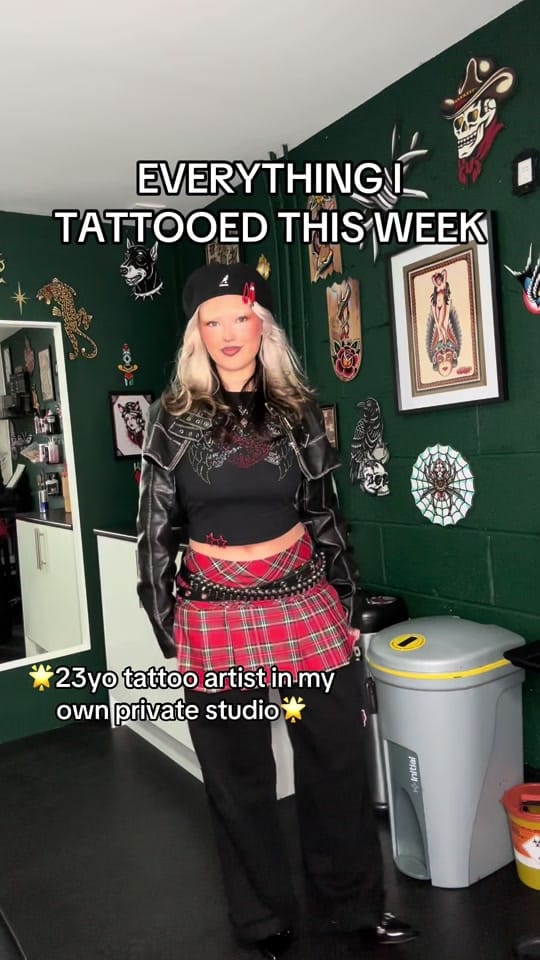 Post 3 by bronwyn🕷tattoo artist on TikTok (video)