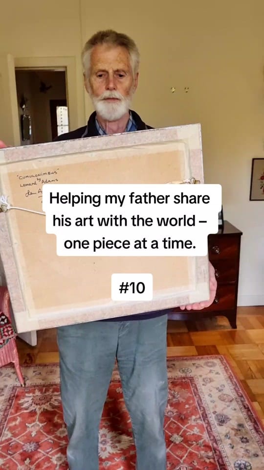 Post 9 by Len Adams Art on TikTok (video)