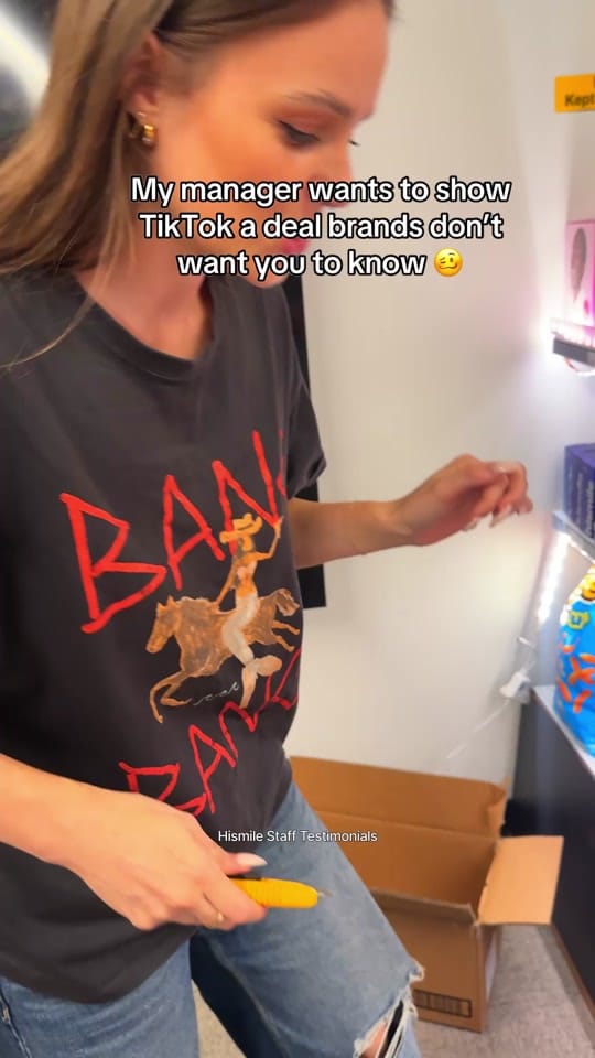 Post 8 by Hismile UK on TikTok (video)