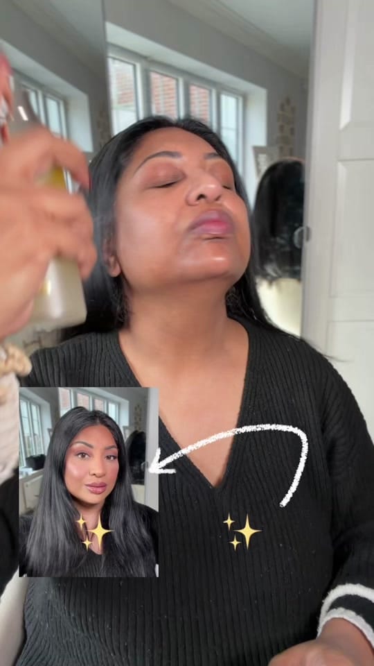 Post 1 by Manisha: Makeup for brown skin on TikTok (video)