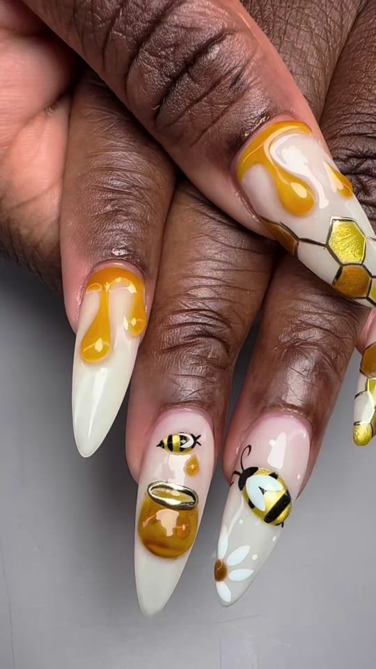 Post 1 by Nailed by T on TikTok (video)