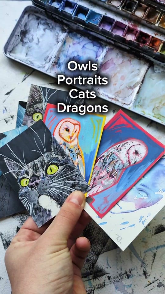 Post 2 by Tessa / tkeh | illustrator on TikTok (video)
