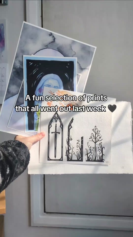 Post 7 by Tessa / tkeh | illustrator on TikTok (video)
