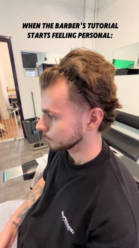Post 7 by Tom Whitten (Bayside barbers) on TikTok (video)