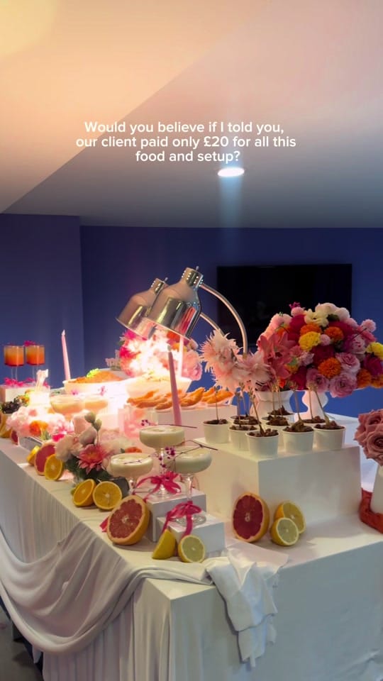 Post 8 by LWB | CANAPÉS & EVENTS on TikTok (video)