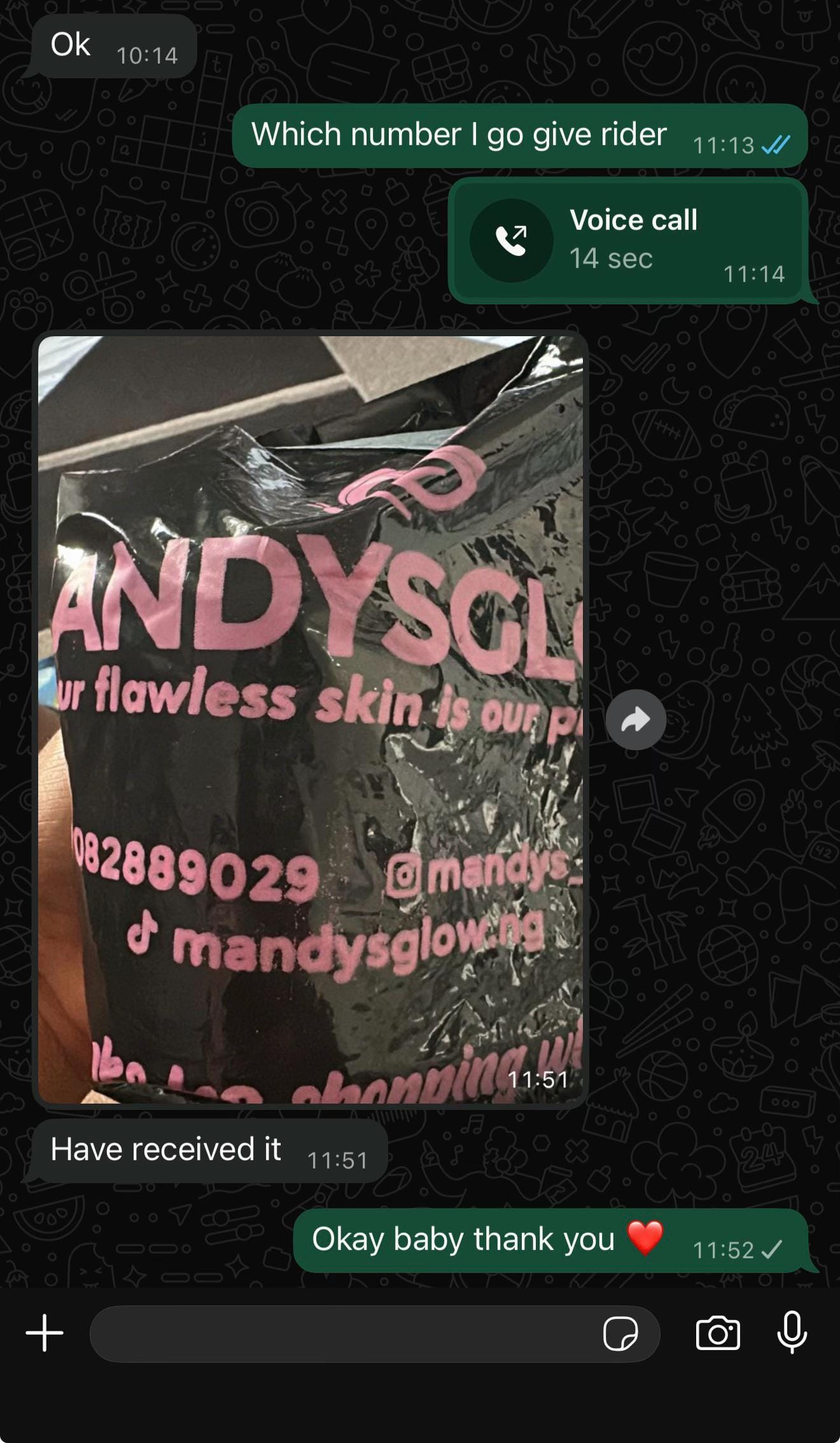 Post 1 by mandysglow.ng on TikTok (video)