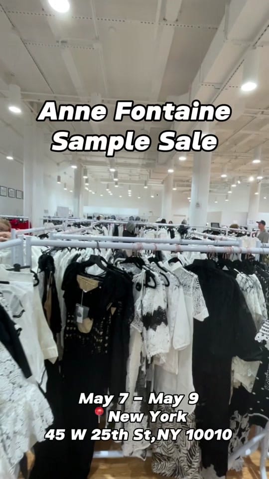 Post 1 by VIP Sample Sale New York on TikTok (video)