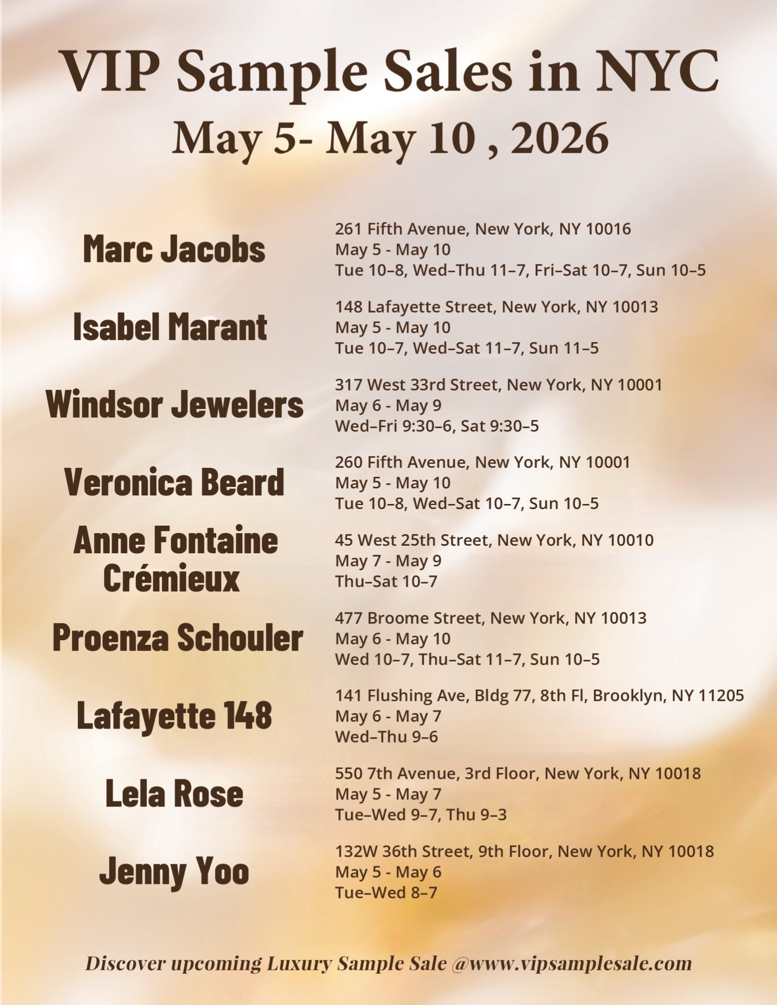 Post 8 by VIP Sample Sale New York on TikTok (video)