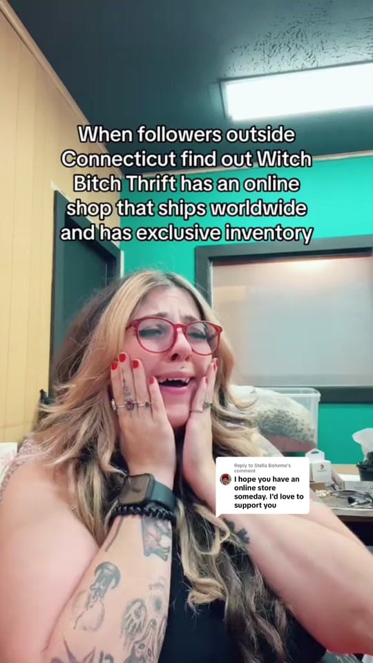 Post 2 by WitchBThrift on TikTok (video)