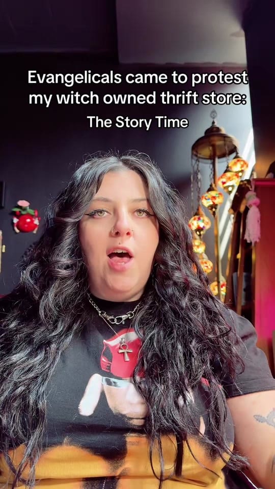 Post 1 by WitchBThrift on TikTok (video)