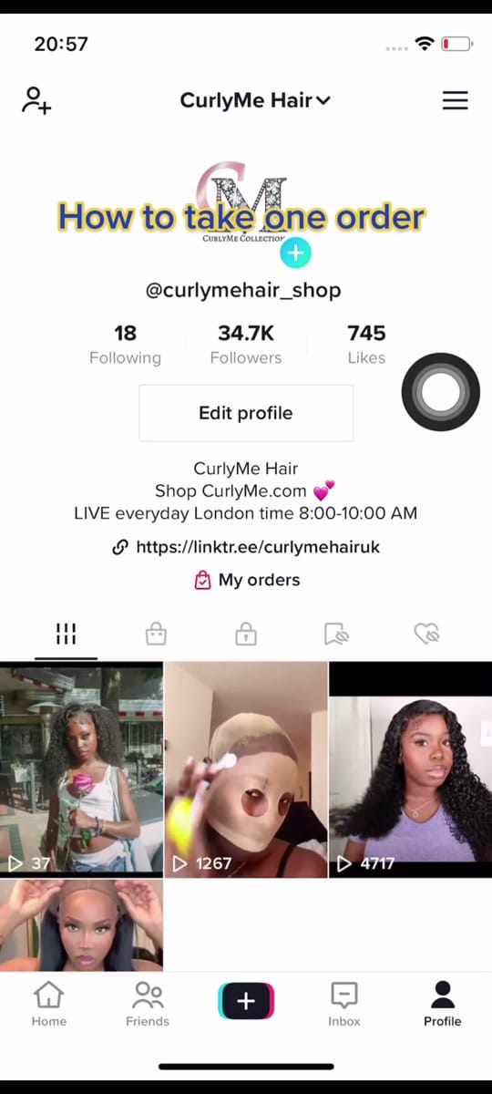 Post 9 by CurlyMe Hair on TikTok (video)
