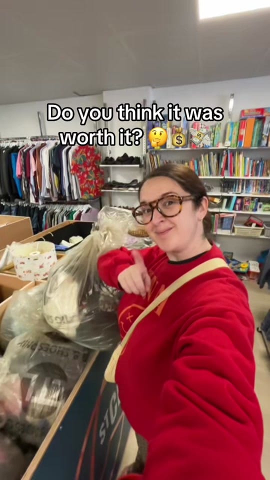 Post 6 by Danielle | Charity Shop Life on TikTok (video)