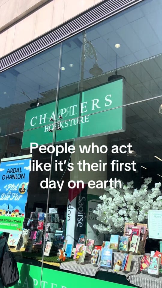 Post 5 by Chapters Bookstore Ireland on TikTok (video)