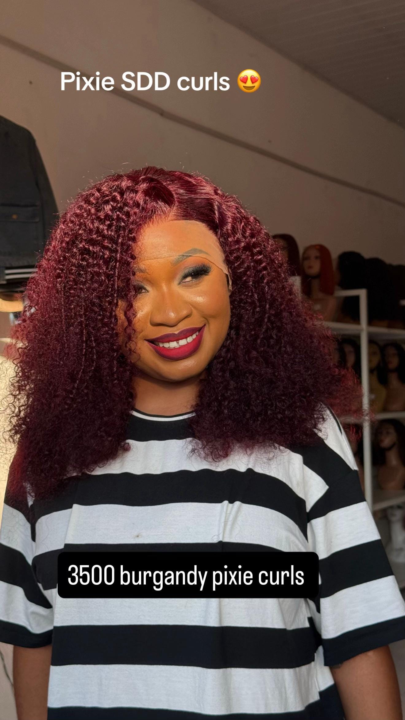 Post 7 by Kay’s human hair on TikTok (video)