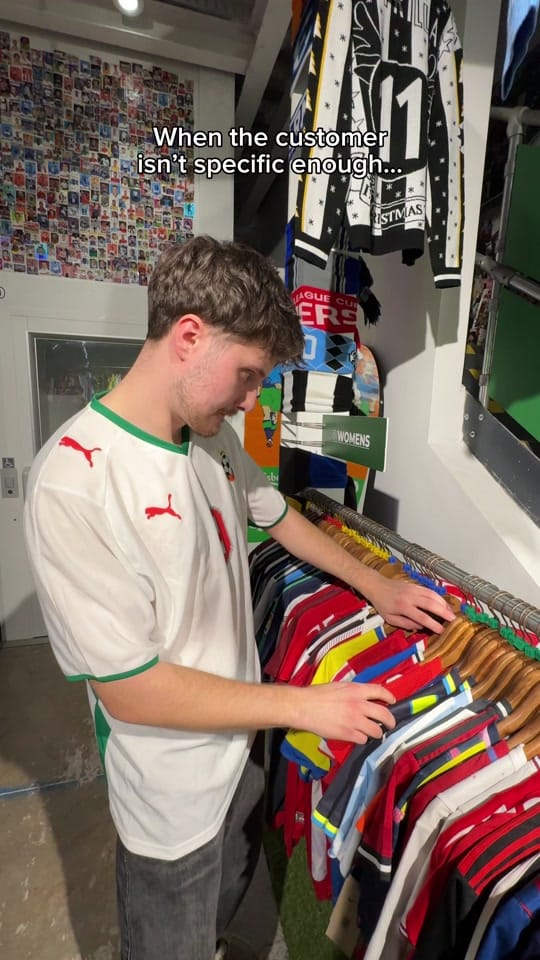 Post 3 by Classic Football Shirts MCR on TikTok (video)