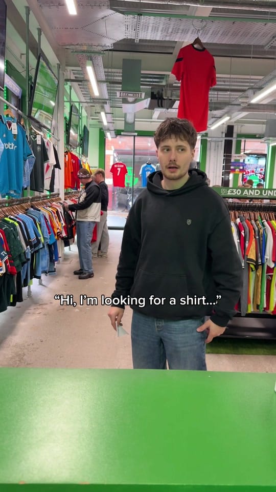 Post 9 by Classic Football Shirts MCR on TikTok (video)