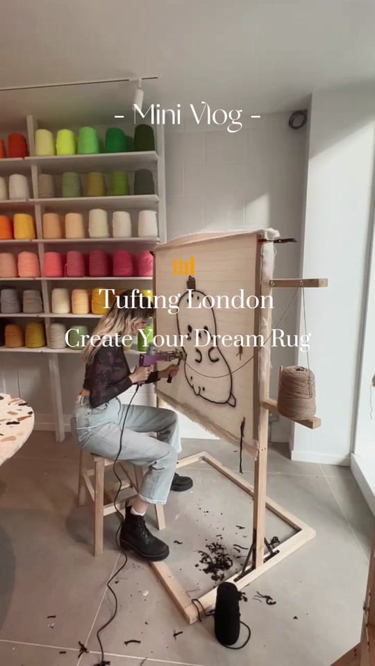 Post 10 by Tufting London Workshops on TikTok (video)