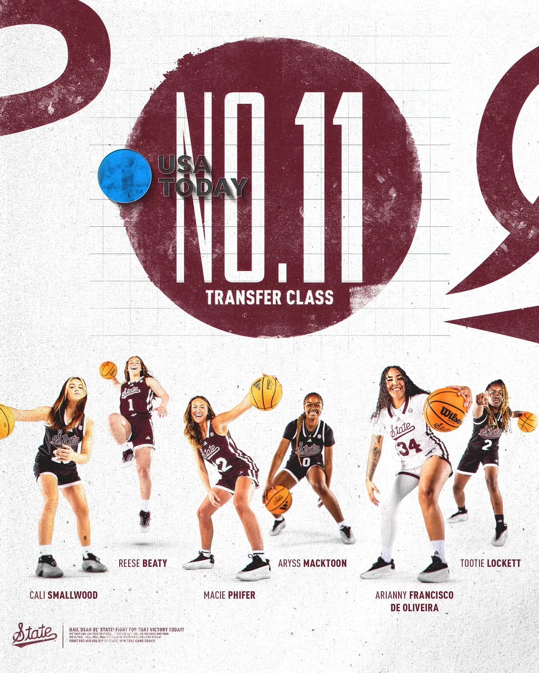 Post 6 by Mississippi State Women's Basketball on Instagram (image)