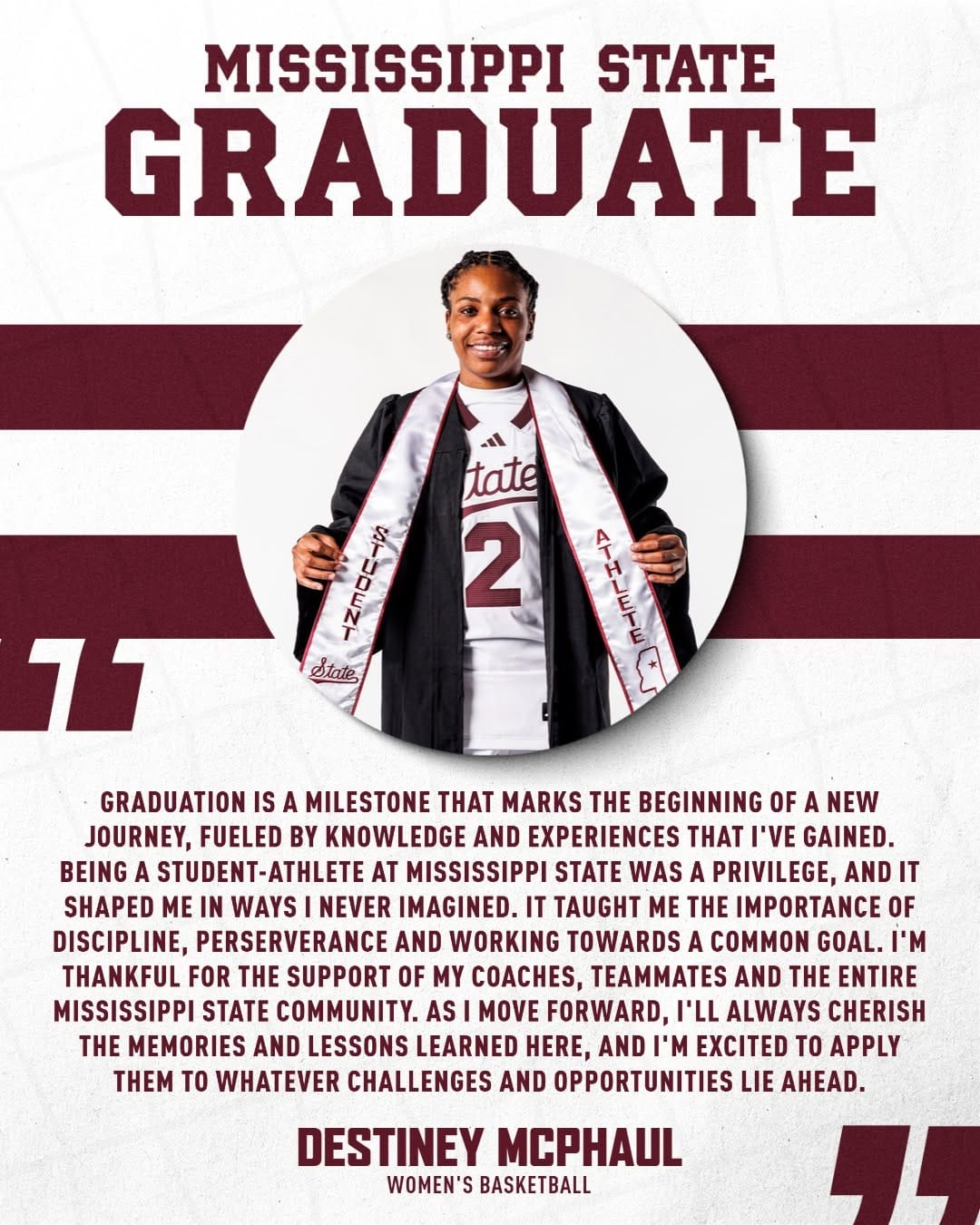 Post 5 by Mississippi State Women's Basketball on Instagram (image)