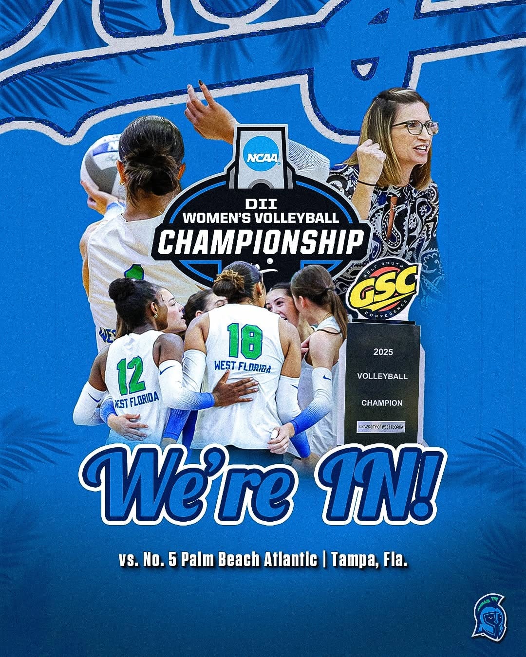 Post 9 by West Florida Volleyball on Instagram (image)