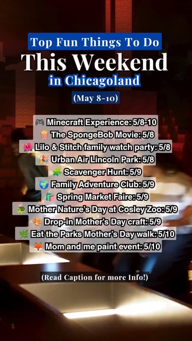 Post 5 by Chicago Parent on Instagram (video)