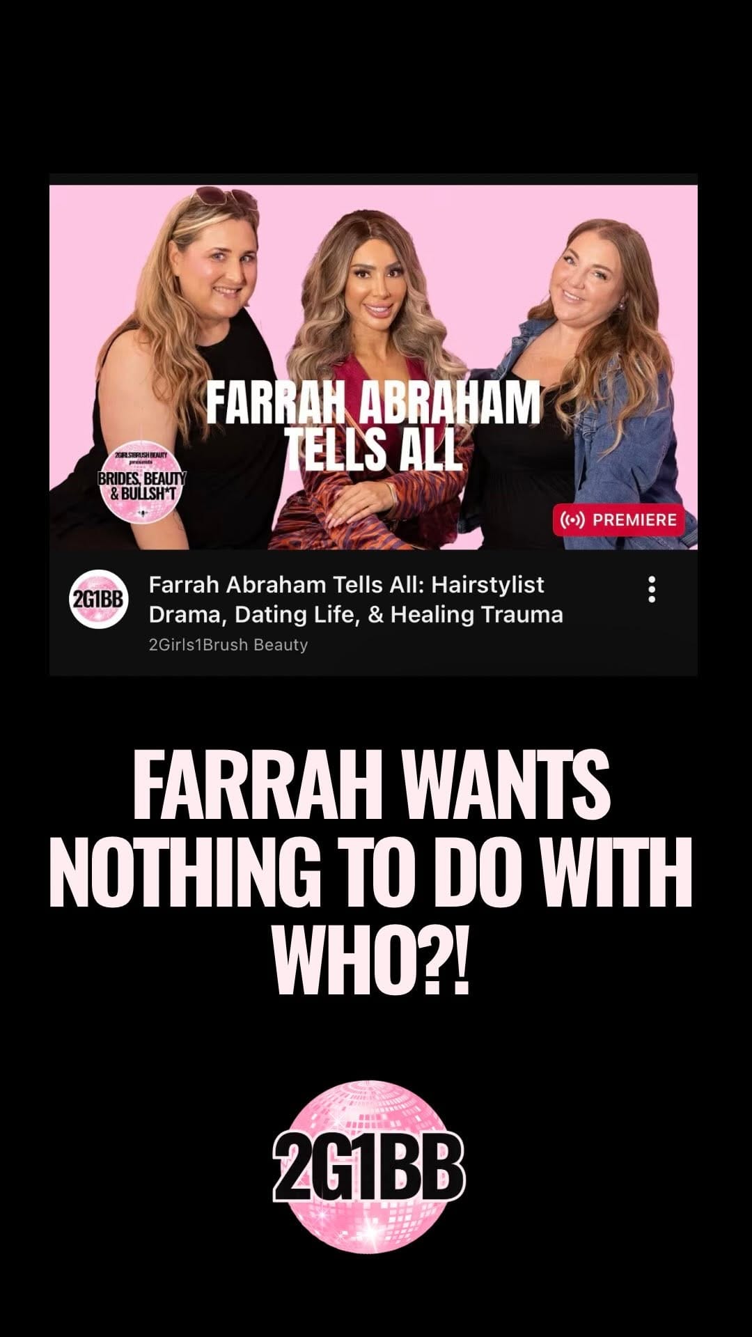 Post 5 by Farrah Abraham on Instagram (video)